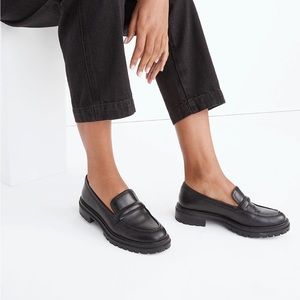 Black Bradley Lugsole Loafer in Black